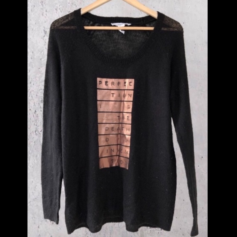 BCBGeneration Sheer Sweater